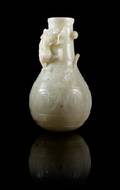 A Chinese White Jade Vase