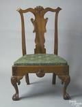 Susquehanna Valley Pennsylvania Chippendale walnut slipper chair ca1765