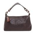 A Chanel Brown Caviar Leather Handbag