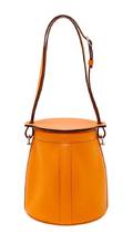 An Hermes Orange Clemence Feed Handbag