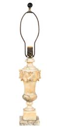 An Alabaster Table Lamp