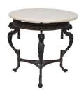 A NeoClassical Bronze and Marble Top Table
