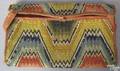 American flame stitch purse late 18th c