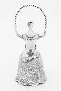 An American Silver Figural Bell