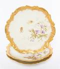 A Group of Three Limoges Plates