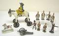 Six painted Hessian toy soldiers by John Kirback