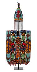 A Yoruba Beaded Tunic and Crown
