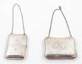 Two American Silver Coin Purses