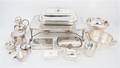 A Large Collection of Silverplate Serving Articles