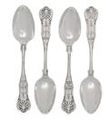 A Set of Four American Silver Tablespoons