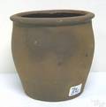 Unglazed redware crock