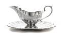 An American Silver Sauce Boat and Tray