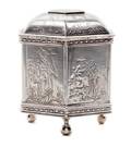 A Dutch Style Silver Commemorative Marriage Box