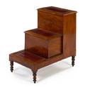 A Georgian Style Mahogany Bed Step