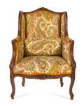 A French Provincial Wingback Bergere