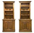 A Pair of French Provincial Style Book Cases