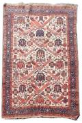 Hand Woven Persian Area Rug 4 6 x 7 1