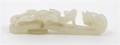 A Pale Celadon Jade Dragon Belt Hook