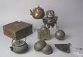 Eight pcs of Chinese metalware to include teapots