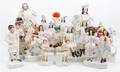 A Collection of Staffordshire Figures and Spill Vases
