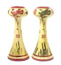 A Pair of Royal Dux Art Nouveau Pottery Vases