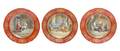 A Set of Twelve Sevres Style Porcelain Plates