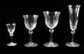 A St Louis Glass Stemware Service