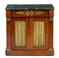 An Empire Gilt Metal Mounted Mahogany Chiffonier