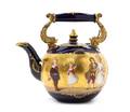 A Royal Vienna Gilt Metal Mounted Porcelain Teapot