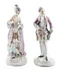 A Pair of Continental Porcelain Figures