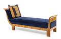 A Biedermeier Ashwood Chaise Lounge