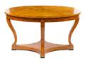 A Biedermeier Style Birch Center Table