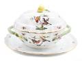 A Herend Porcelain Tureen and Underplate