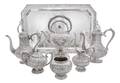 A Chinese Silver Tea Service