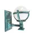 A Patinated Cast Metal SingleLight Sconce