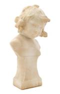A Continental Alabaster Bust
