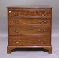 George III mahogany bachelors chest
