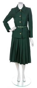 A Valentino Forest Green Skirt Suit