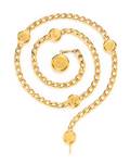 A Chanel Goldtone Chain Link Belt