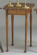 New Hampshire Sheraton cherry onedrawer stand ca 1810