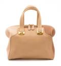 A Fendi Beige and Brown Leather Chameleon Handbag