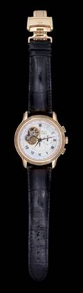 An 18 Karat Rose Gold El Primero ChronoMaster Wristwatch with Power Reserve Zenith