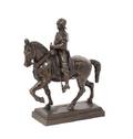 A Continental Bronze Figure after Verrocchio