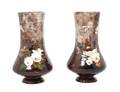 A Near Pair of Haviland Terra Cotta Vases