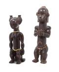 Two Carved Wood African Figures