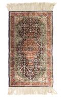 A Silk and Wool Blend Rug