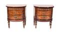 A Pair of Louis XVI Style Gilt Metal Mounted Side Cabinets JP Ehalt