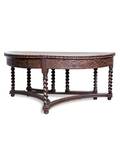 A Baroque Style Oak GateLeg FlipTop Table