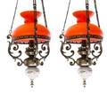A Pair of Victorian Hanging Oil Lanterns