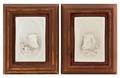 A Pair of Parian Ware Plaques